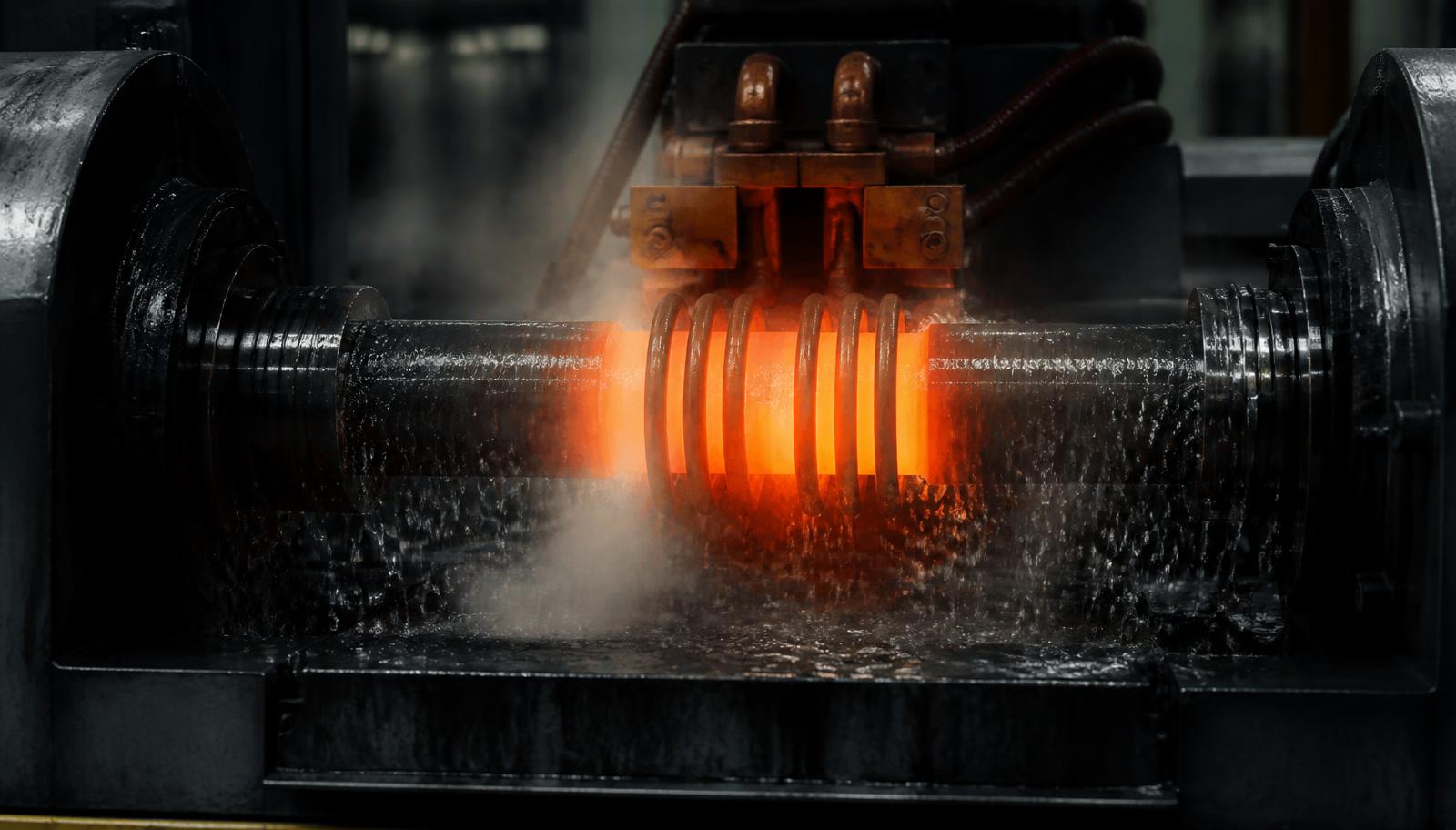 Vertical Induction Hardening Machine
